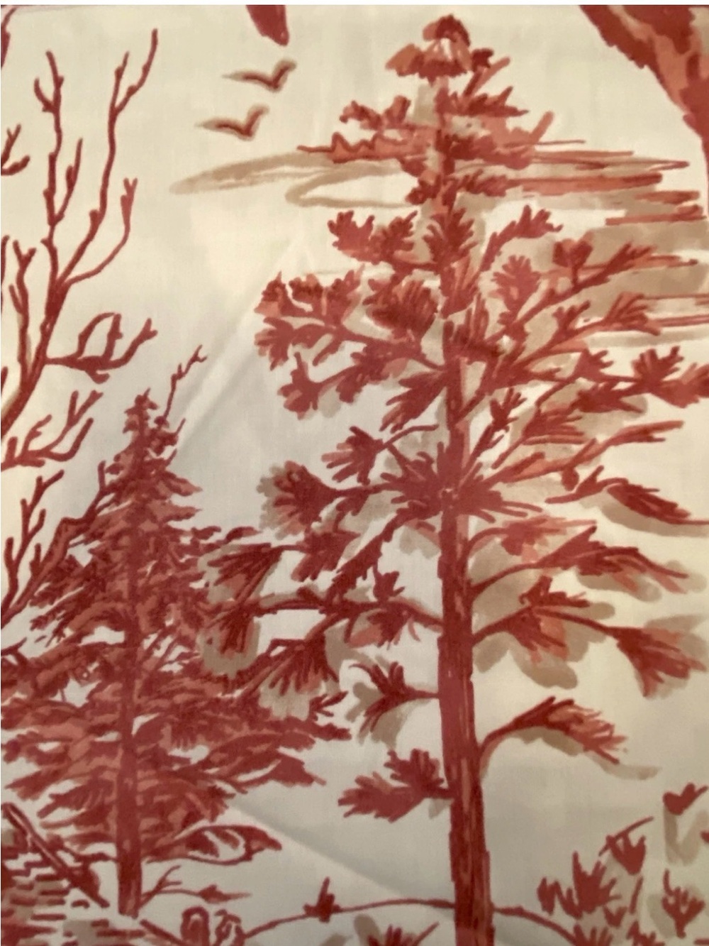 Pottery Barn Alpine Toile Deer king Duvet cover - Picture 7 of 7